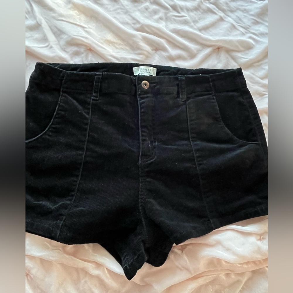 Forever 21 Corduroy High-Waisted Shorts